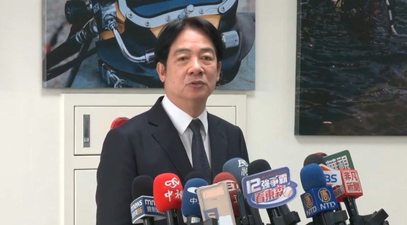 賴清德22日出面為“勞動部”職場霸凌案道歉。