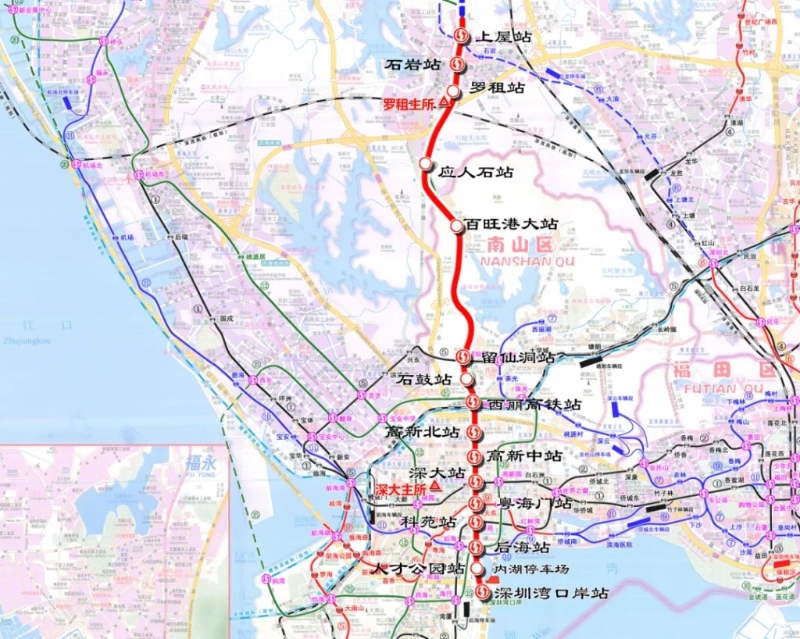 深圳地鐵13號線分站圖。微博