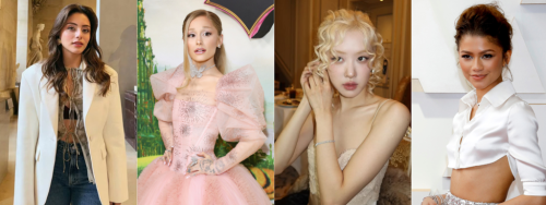 第十至第七名分別為絲拉圖科魯（左起）、亞莉安娜格蘭德、Rosé、千黛亞。