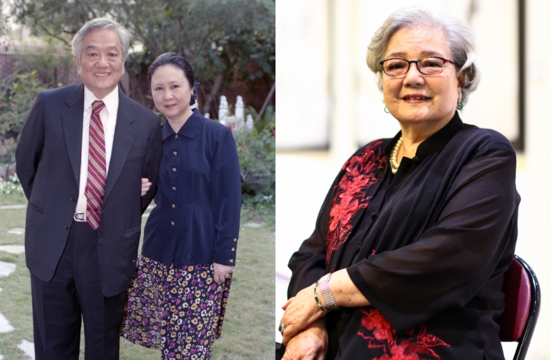 瓊瑤（左圖右）和平鑫濤相戀結婚，讓正宮林婉珍忍不住出書揭露當年內幕。