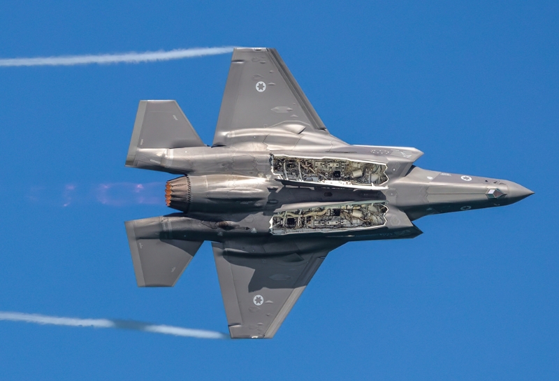 以色列空軍F-35I“全能王”（Adir）隱形戰機的資料照。