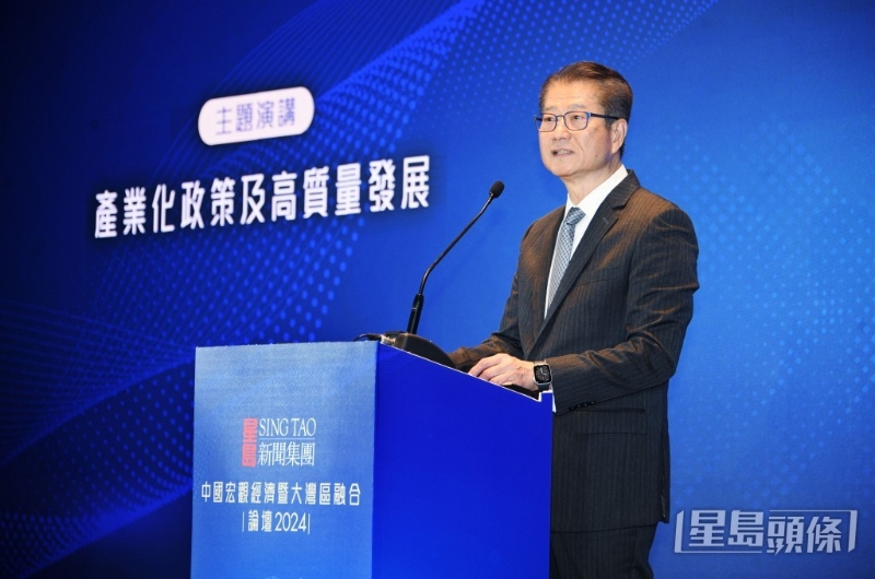 陳茂波表示，地緣政治仍然是香港重要的風險因素。