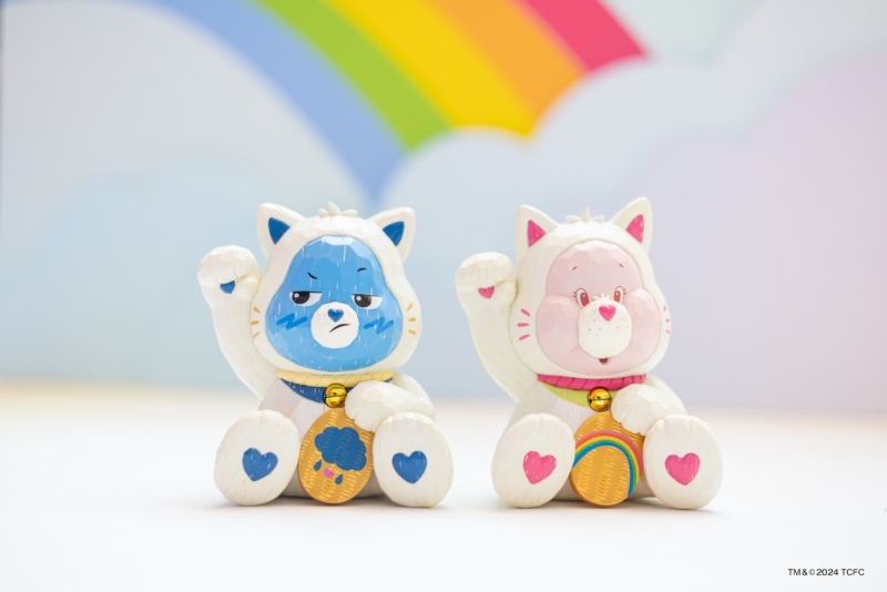 限量發售！18厘米Care Bears福部屋招財貓 各$880（圖片來源：The One）