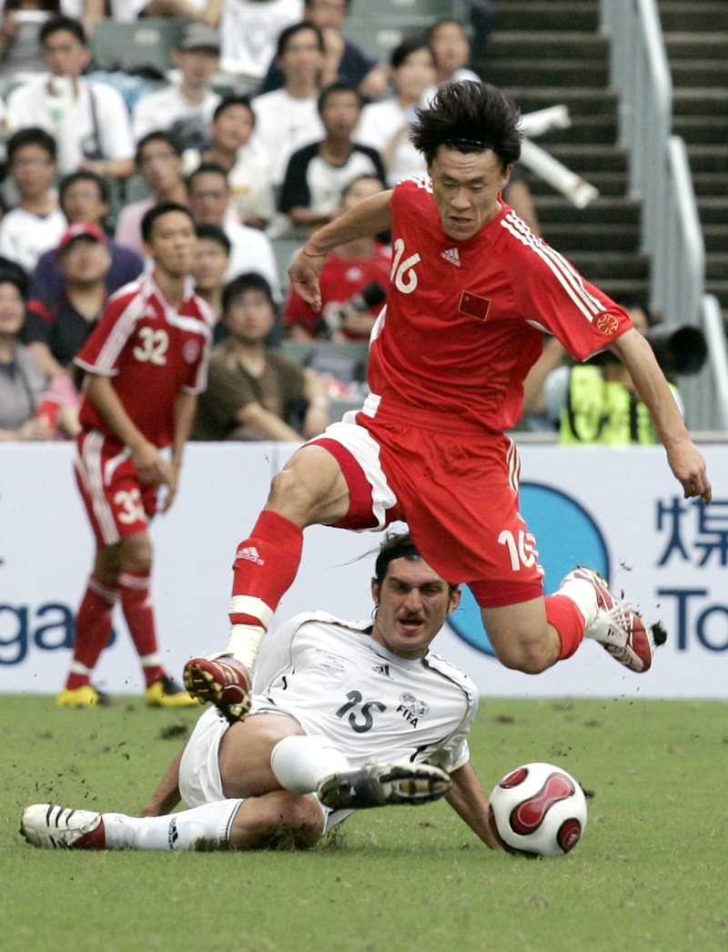 2007年，卡韋拉什維利曾作為世界杯明星隊成員之一來港作賽。 美聯社資料圖