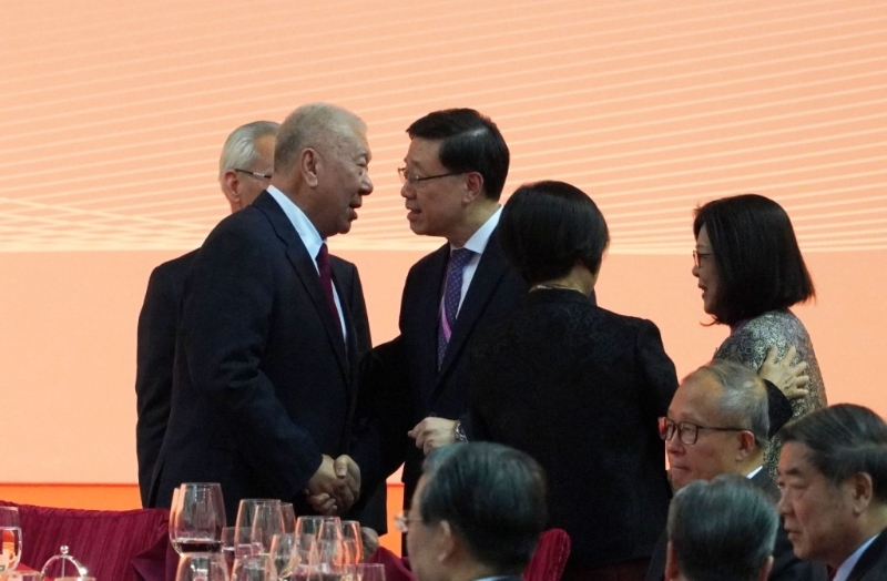 香港特區行政長官李家超亦有出席晚宴。