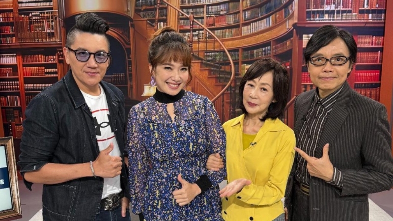 秦漢兒子孫國豪近日在節目《娛樂頭版頭》中爆料秦漢與林青霞當年的情感軼事。 （TVBS新聞網圖片）