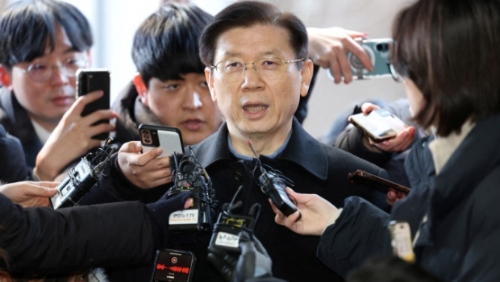 韓國總統警衛處處長樸鐘俊周五接受警方傳召調查。