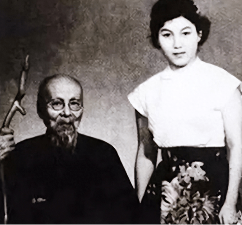 齊白石傳奇夫人胡寶珠的罕見照片。