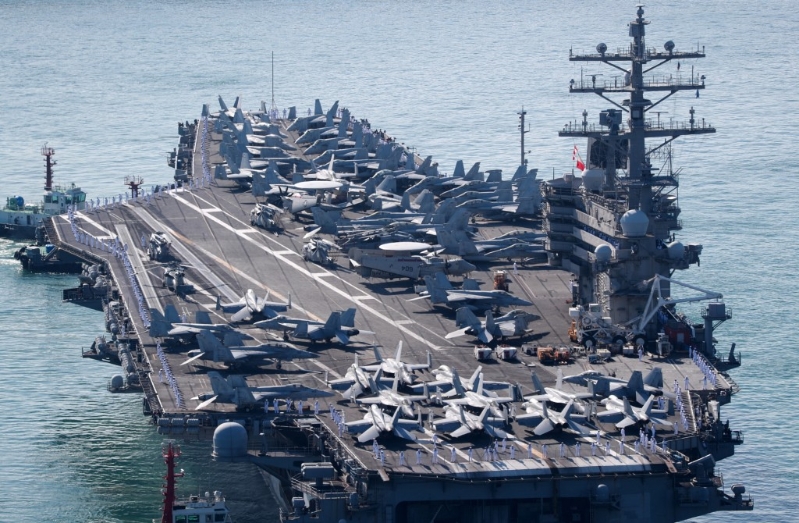 俄國智庫指，美國海軍實力仍遠在中國之上，差距最少20年。 路透社