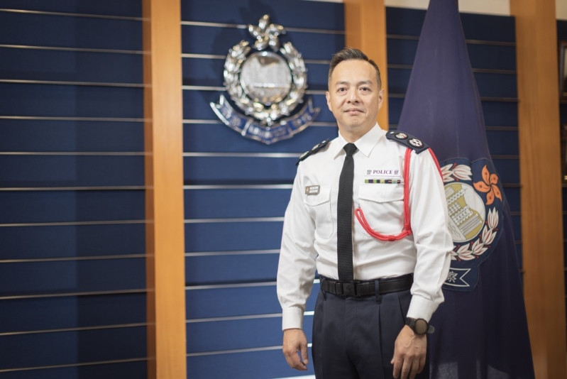 警務處副處長(行動)周一鳴表示，選擇以警察為職業，就是想匡扶正義，為民除害。