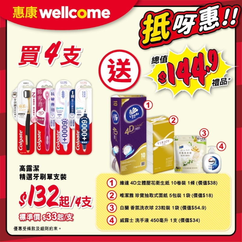 惠康超市快閃優惠！