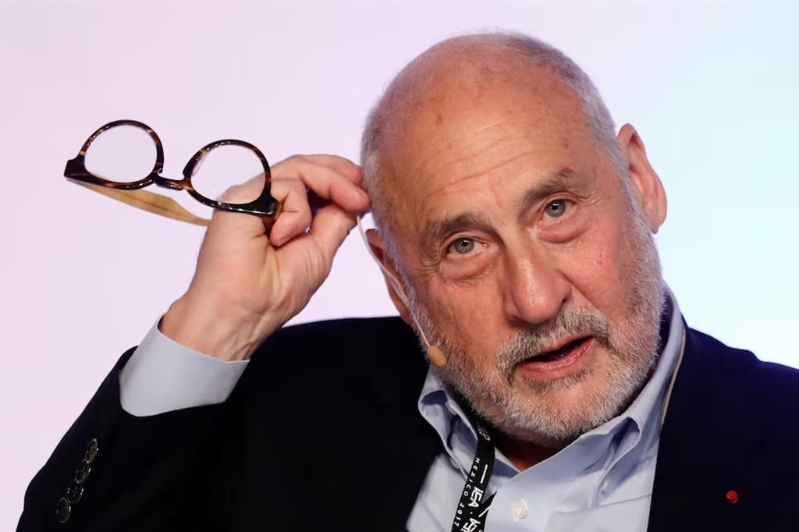 諾貝爾經濟學獎得主斯蒂格利茨（Joseph Stiglitz）2017年參與座談會。路透社