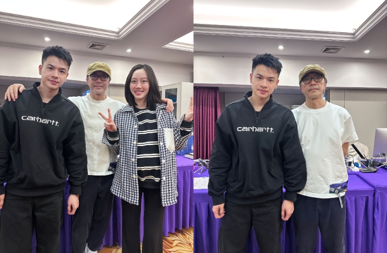 周星馳62歲正面照罕公開，蓄胡白發顯老態。