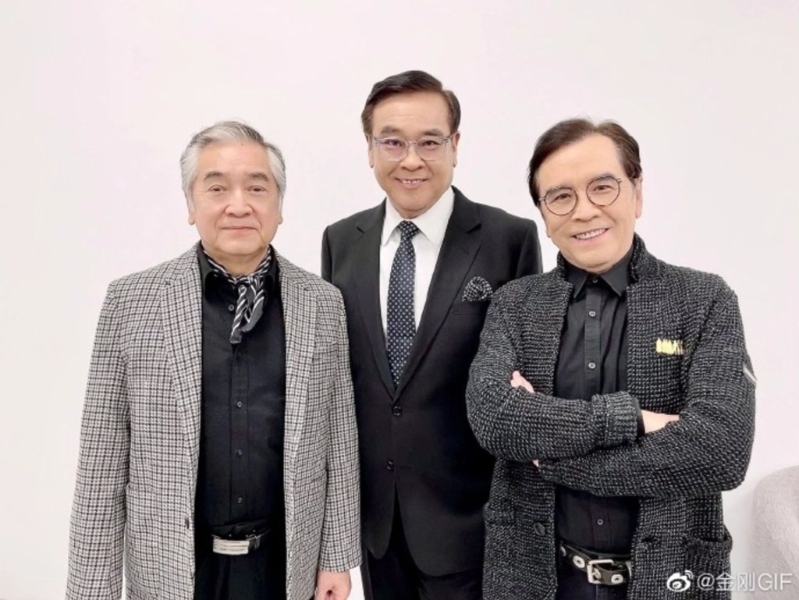 秦沛（左）、姜大衛（右）與導演爾冬升是圈中有名的三兄弟，姜家更是圈中有名的演藝世家。