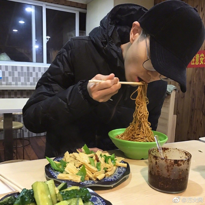 方大同提到由于長期食素很少生病。