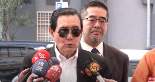 前總統馬英九。（取自中時新聞網直播）