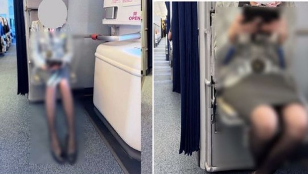 偷拍日本女空服員PO小紅書！