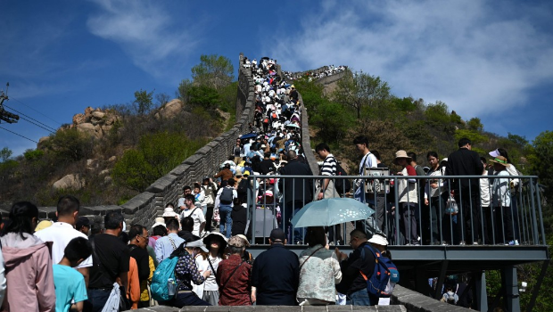北京八達嶺長城景區。