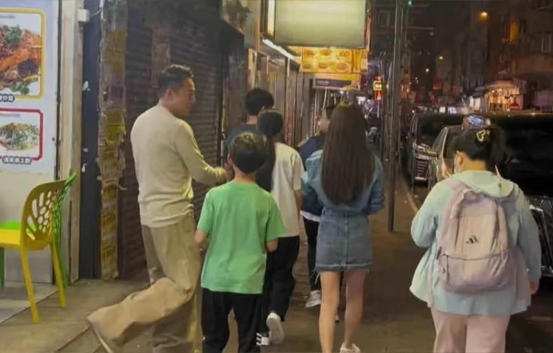 汪小菲一家日前現身香港。