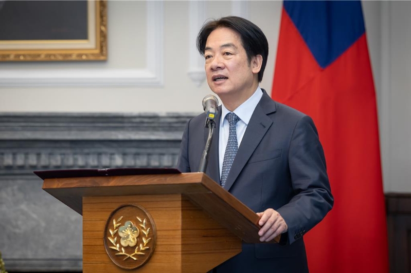 賴清德總統將大陸界定為「境外敵對勢力」，并因應兩岸情勢推出所謂國安17條。（資料照片／總統府提供）