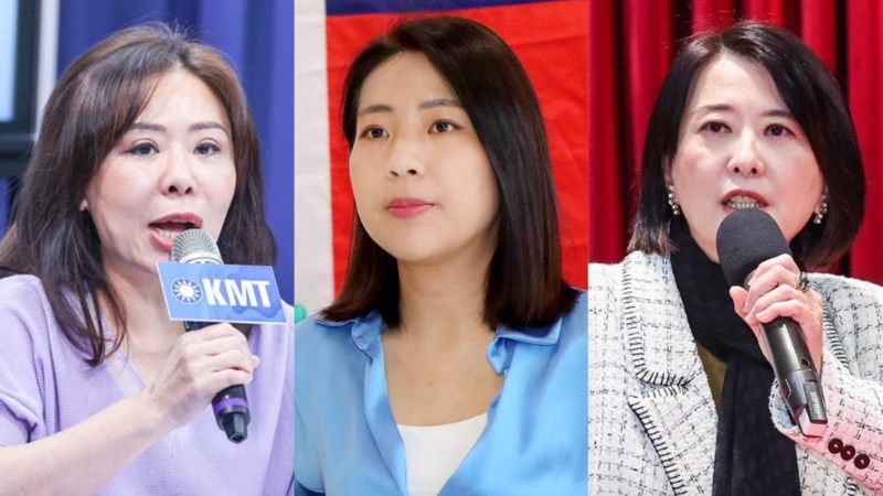 全臺大罷免延燒，中選會統計目前已有35位藍委進入二階聯署，罷免民進黨立委案則仍在補件中。而今日就有一份最新民調指出，國民黨立委李彥秀（左）、徐巧芯（中）及王鴻薇（右）的罷免支持度。（中時資料照合成）