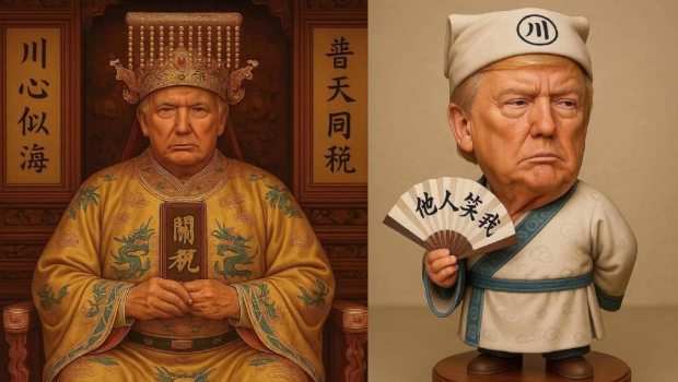 內地網友惡搞特朗普。
