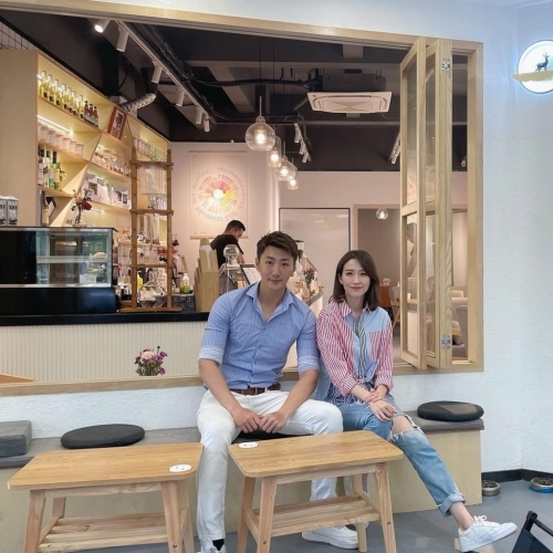 佛山旅游好去處2025｜8. 38 Coffee 姚子羚到佛山拍攝劇集，曾光顧蔡淇俊經營的38 Coffee。（圖：instragram@elaine_yiu）