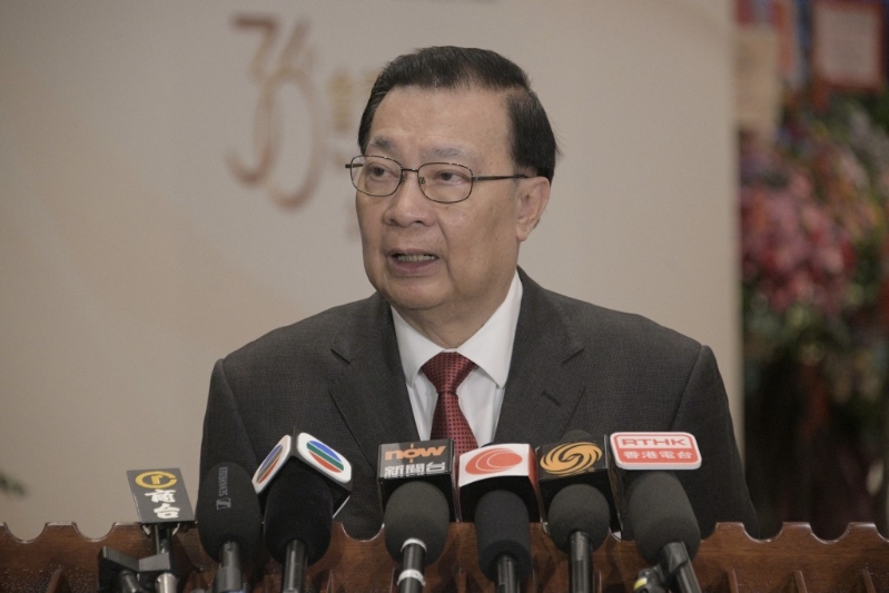 全國港澳研究會副會長譚耀宗。