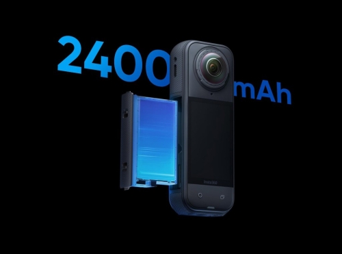 X5配備全新2,400mAh，續航時間大幅延長至185分鐘。