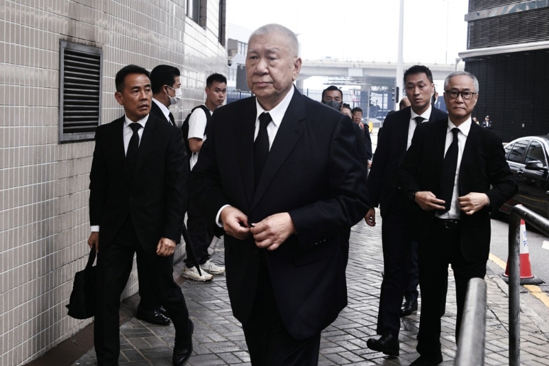 全國政協副主席、澳門前特首何厚鏵。 （陳浩元攝）