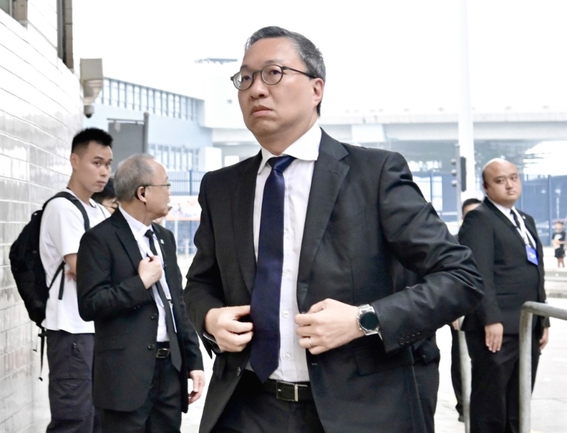律政司司長林定國。 （劉駿軒攝）