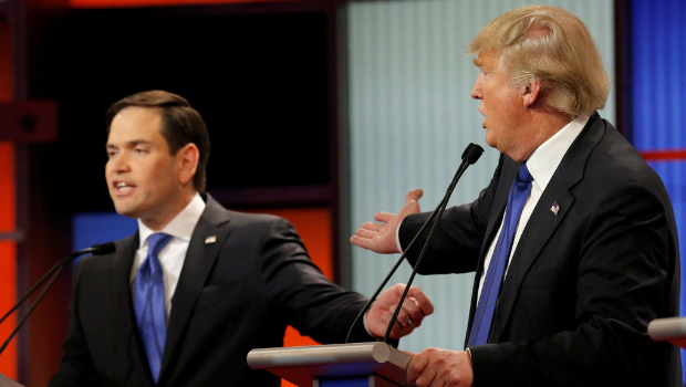 美國總統特朗普可能會讓國務卿魯比奧（Marco Rubio，左）無限期兼任國安顧問
