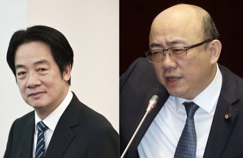 郭正亮（右）坦言賴清德（左）根本是“臺獨法西斯”。