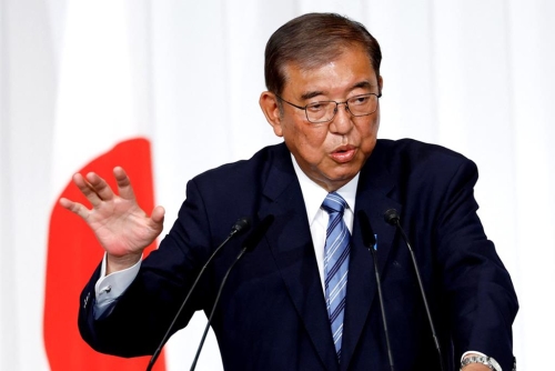 日相石破茂。路透社