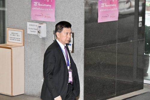 香港友好協進會會長譚錦球。 劉駿軒攝