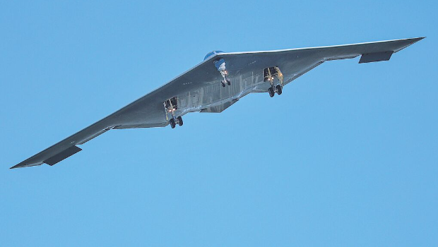 圖為B-2轟炸機。