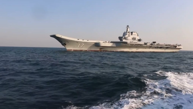 解放軍山東艦航母。