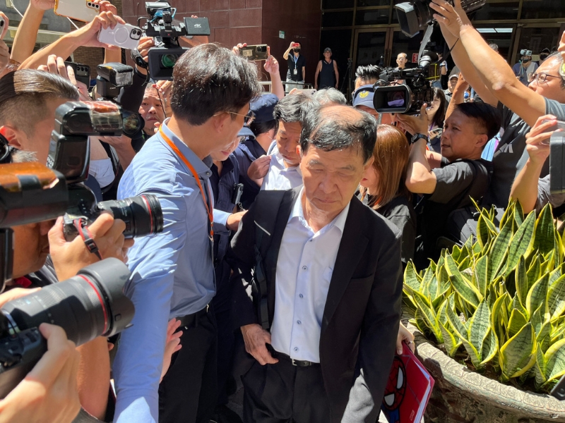 彭振聲聽聞妻子死訊后哀號痛哭。中時新聞網資料照