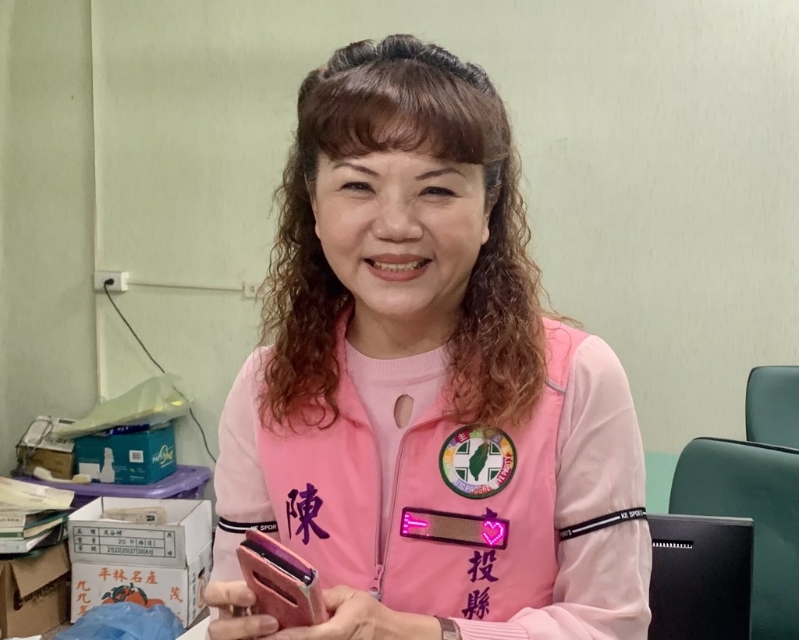 民進黨南投縣議員陳玉鈴。