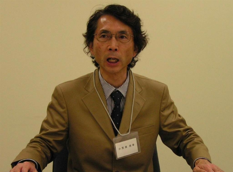 日本知名政治研究學者小笠原欣幸。中時資料照