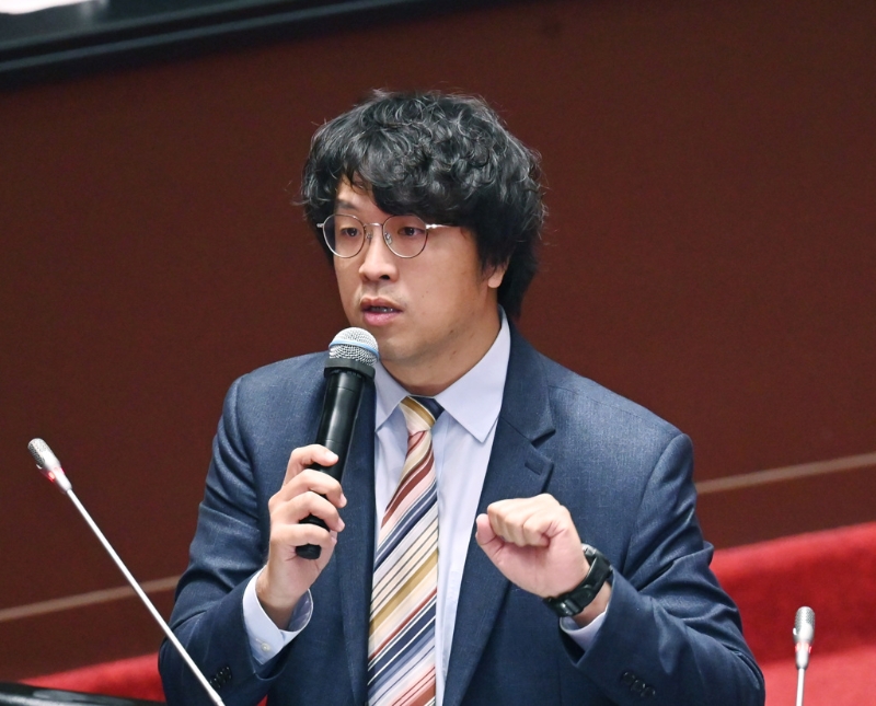 民進黨“立委”沈伯洋。中時資料照