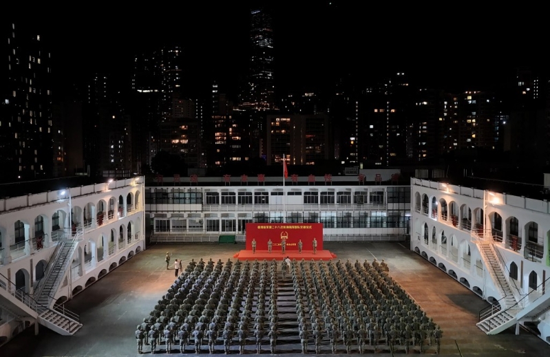 解放軍駐港部隊第28次建制單位輪換于8月22日順利完成。