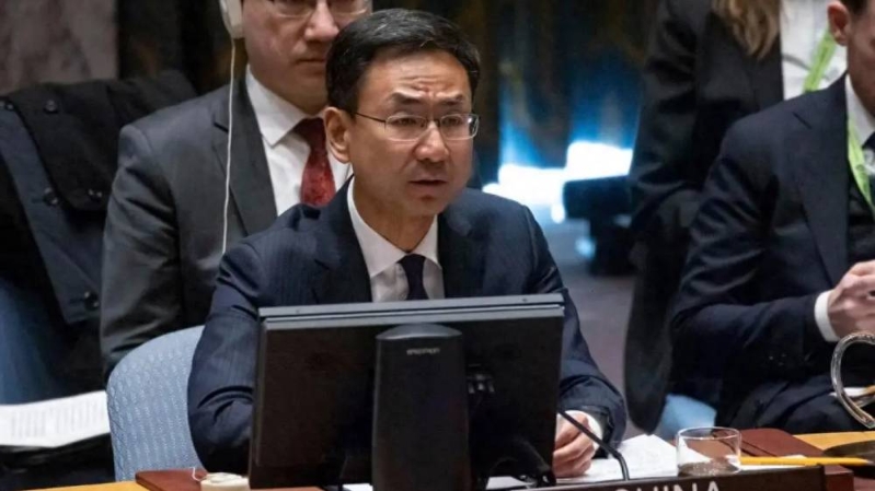 中國常駐聯合國副代表耿爽。