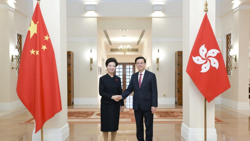 國務委員諶貽琴訪港考察全運會